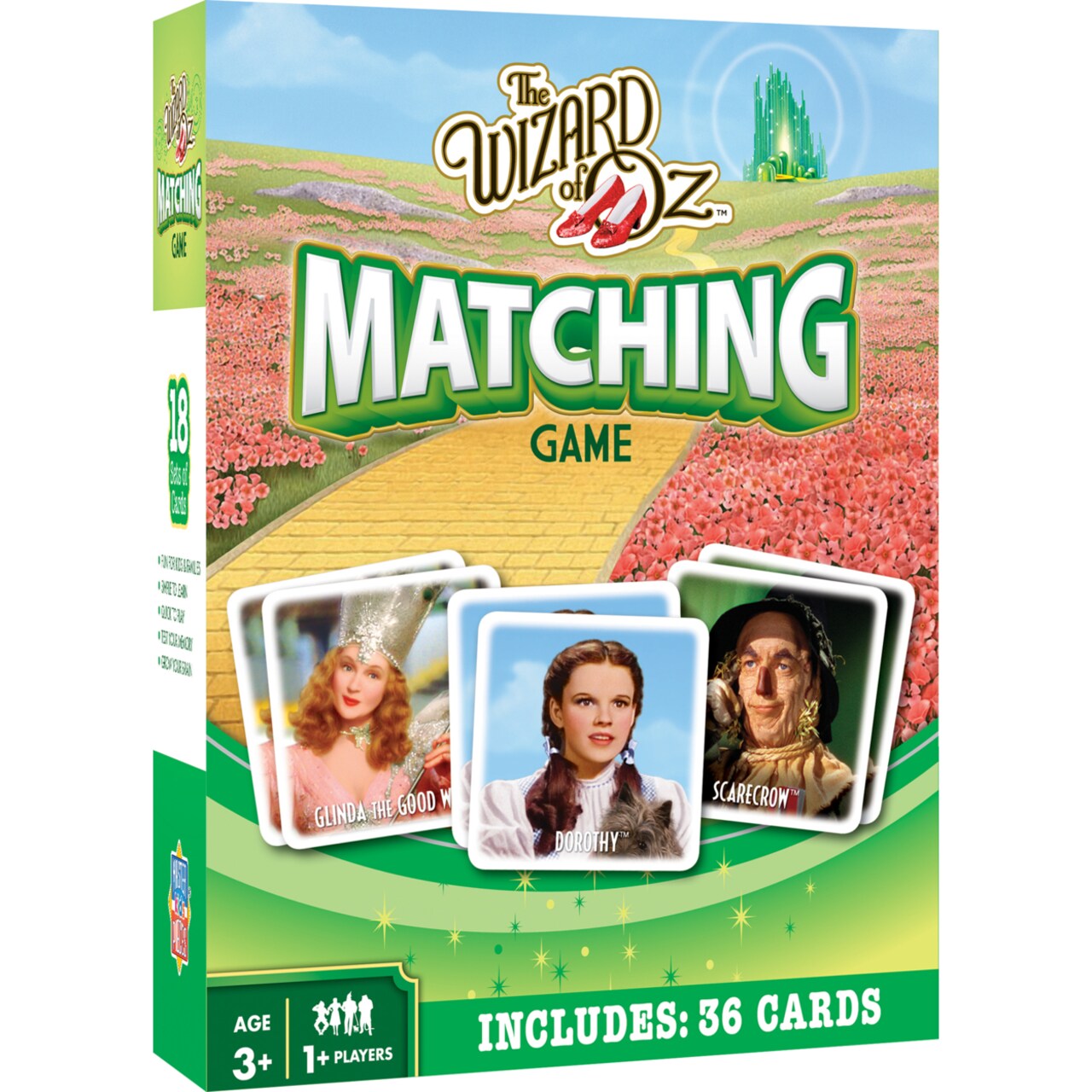 Masterpieces Officially Licensed Wizard of Matching Game for Kids and Families